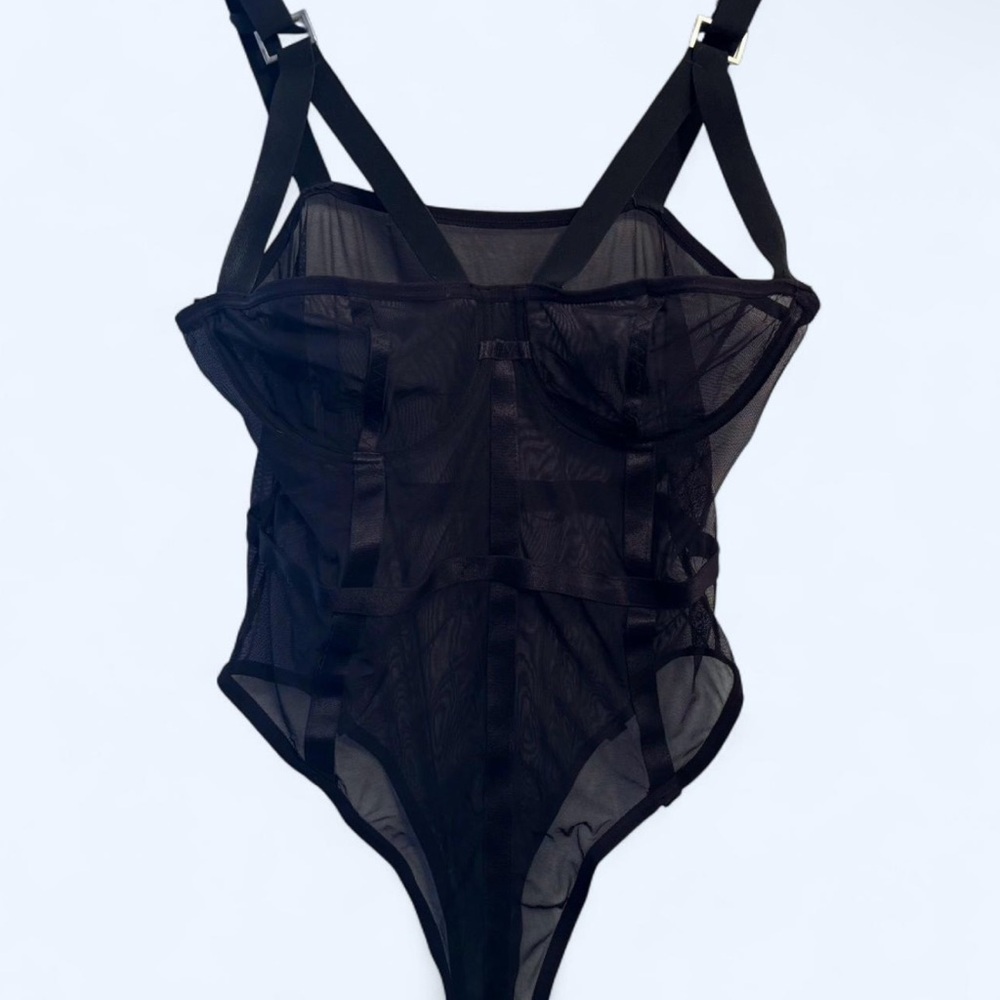 Black Sheer Bodysuit